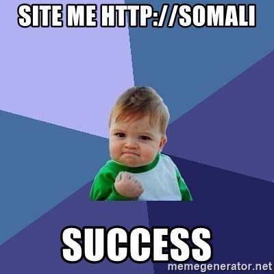 Success Kid - site me http://somali success