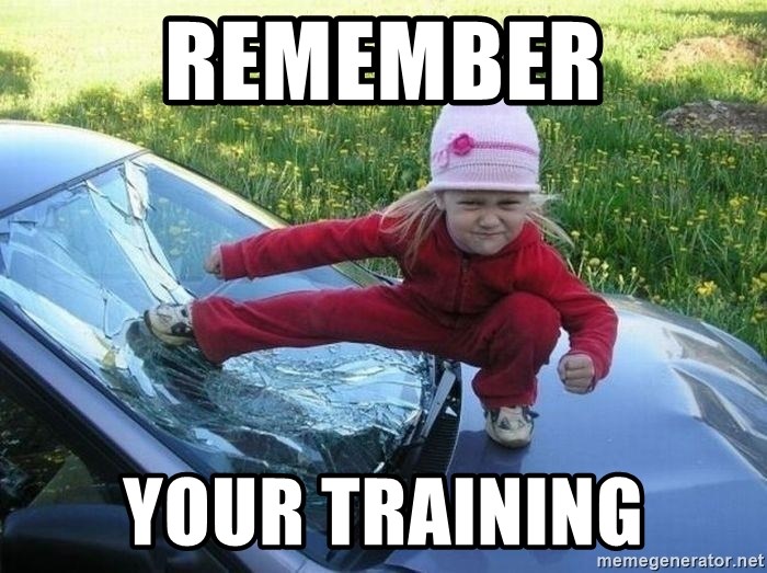 Angry Karate Girl - REMEMBER YOUR TRAINING