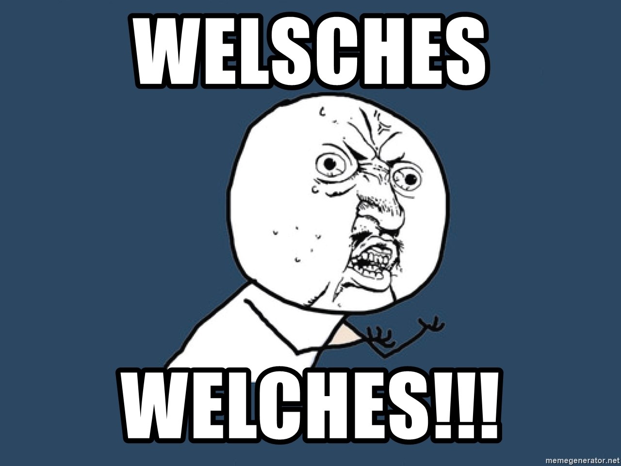 Y U No - Welsches Welches!!!