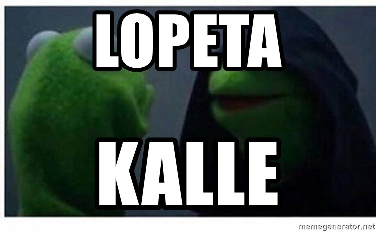 Kermit dark side  - Lopeta Kalle