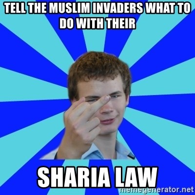 Kerrin - tell the muslim invaders what to do with their sharia law