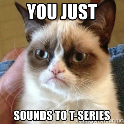 Grumpy Cat  - You just Sounds to t-series