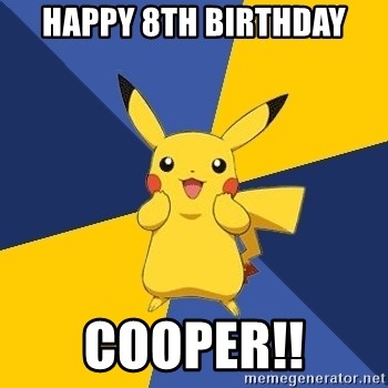 Pokemon Logic  - Happy 8th Birthday Cooper!!