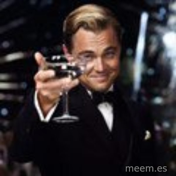 Di Caprio Drink meme template