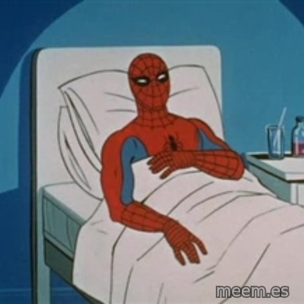 spiderman hospital meme template