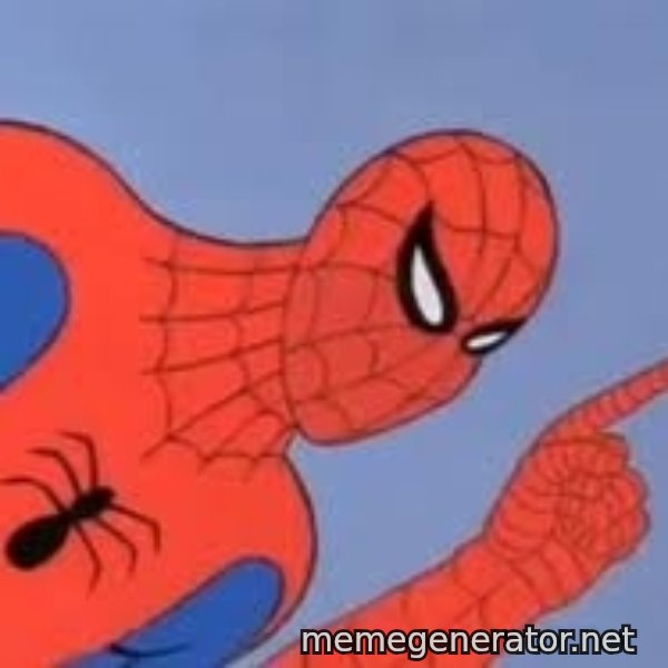 Spiderman meme template