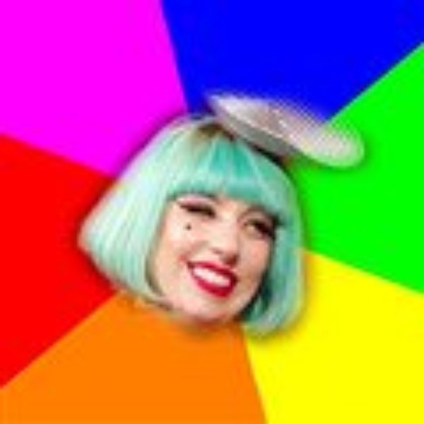 Lady GaGa Blue Hair Meme meme template