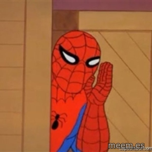 Psst spiderman meme template