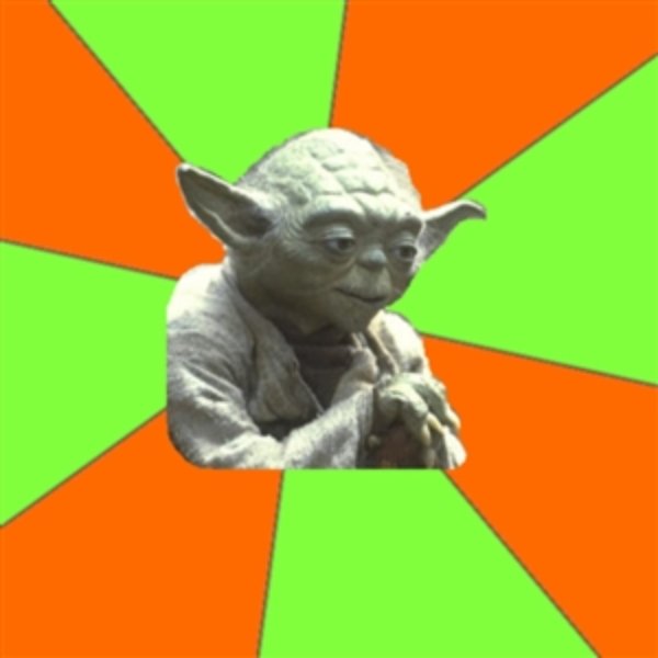 Advicefull Yoda meme template