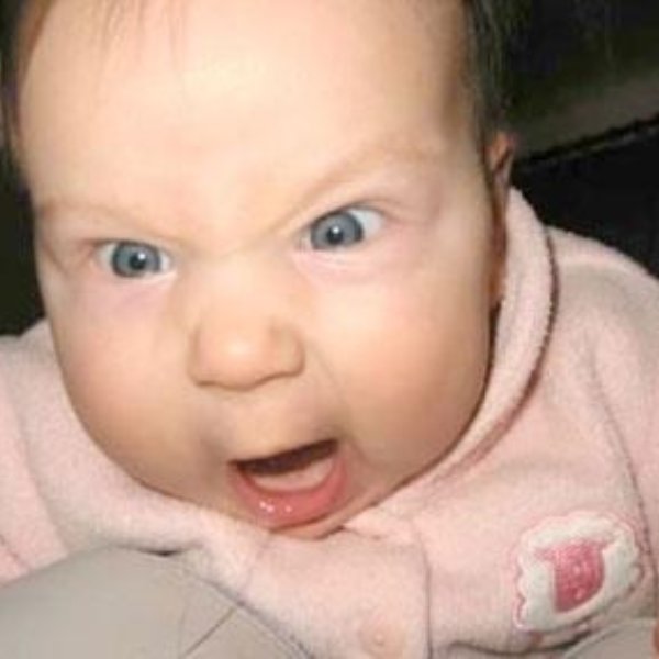 Angry baby meme template