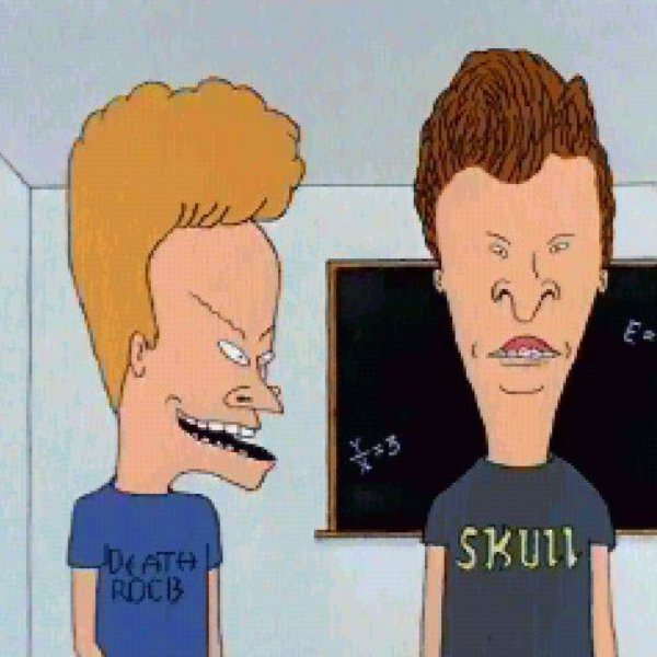Beavis and butthead meme template