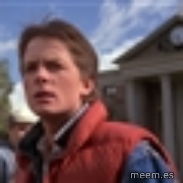 Marty Mcfly meme template