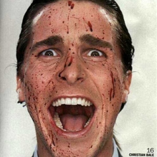 american psycho meme template