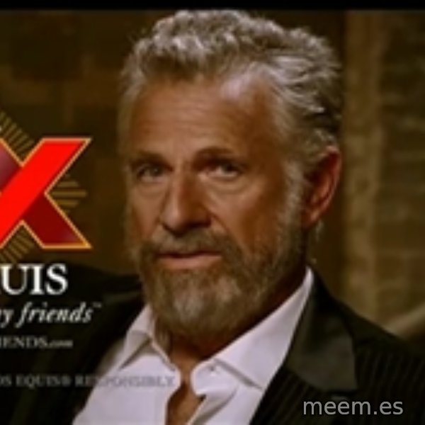 Dos Equis Man meme template