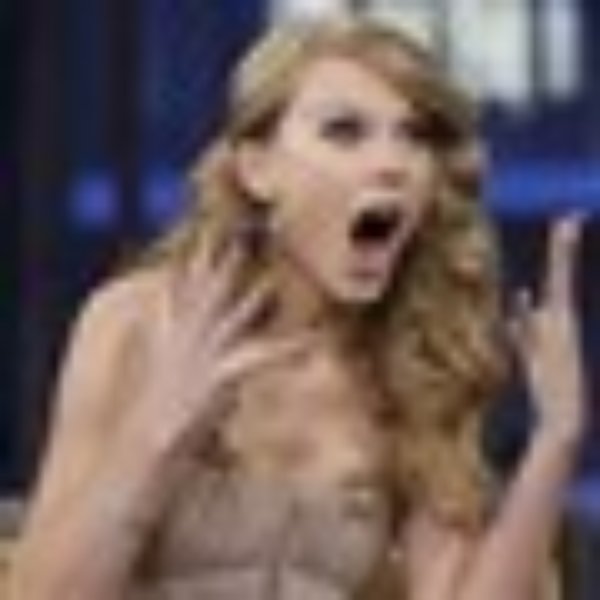 Taylor Swift shocked face meme template