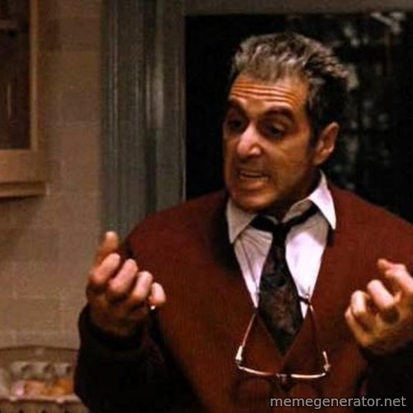 Al Pacino Godfather Iii meme template