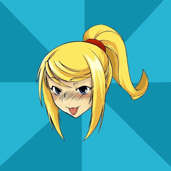 Horny Samus meme template