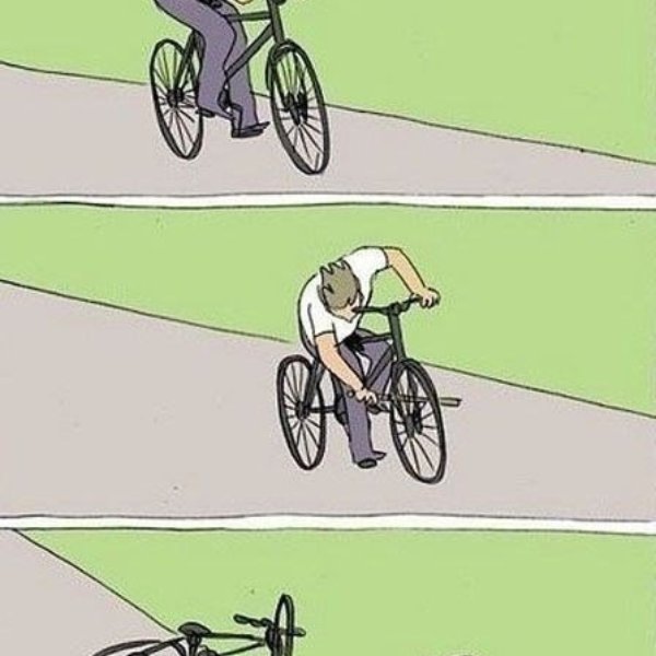 bicycle-bike meme template