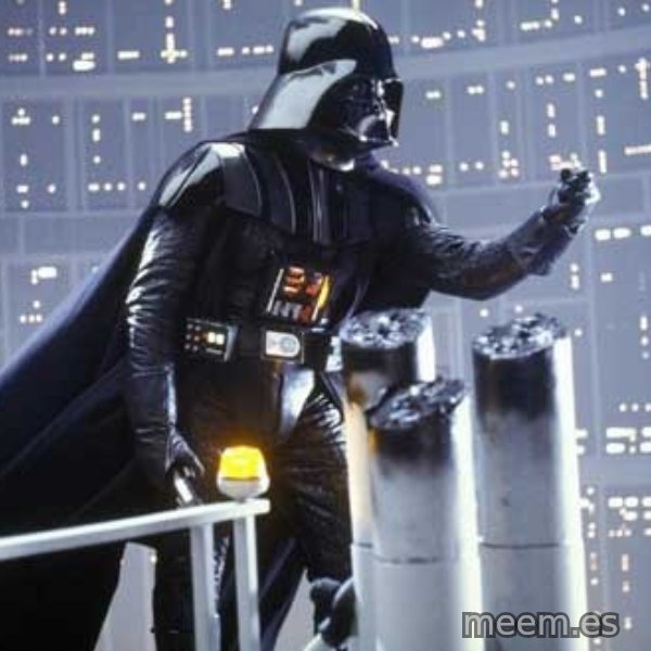 Darth Vader Shaking Fist meme template