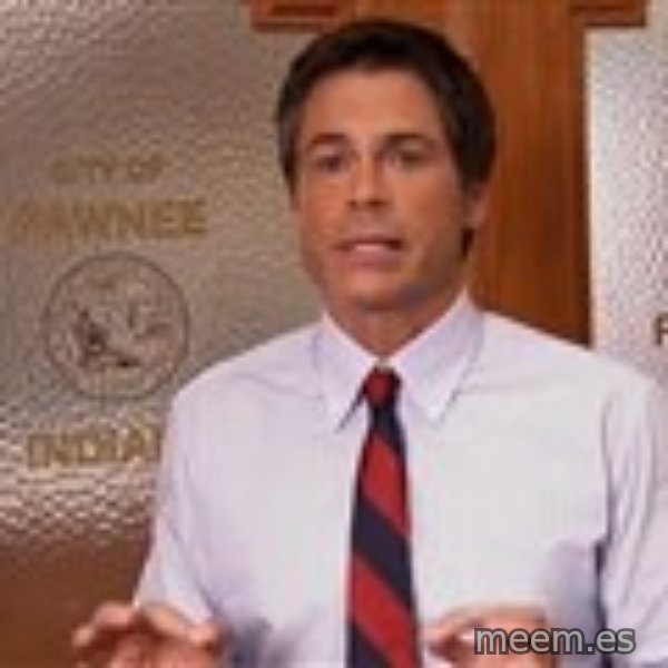 Parks And Rec Rob Lowe meme template