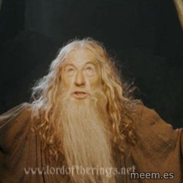 You shall not pass meme template