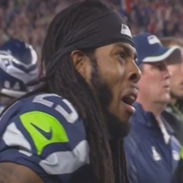 Richard Sherman Sad meme template