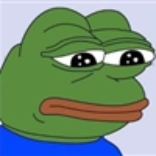 Sad Frog Color meme template