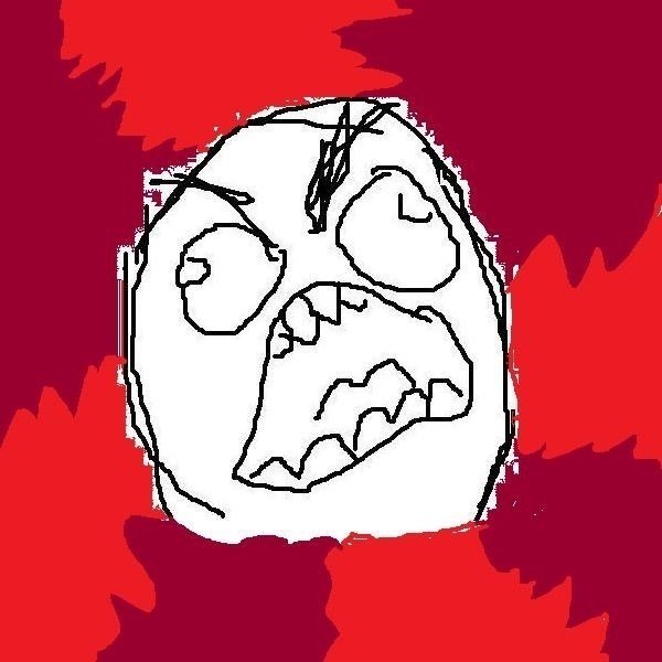 Rage FU meme template