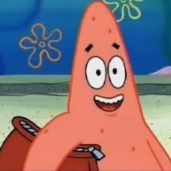 Happily Oblivious Patrick meme template