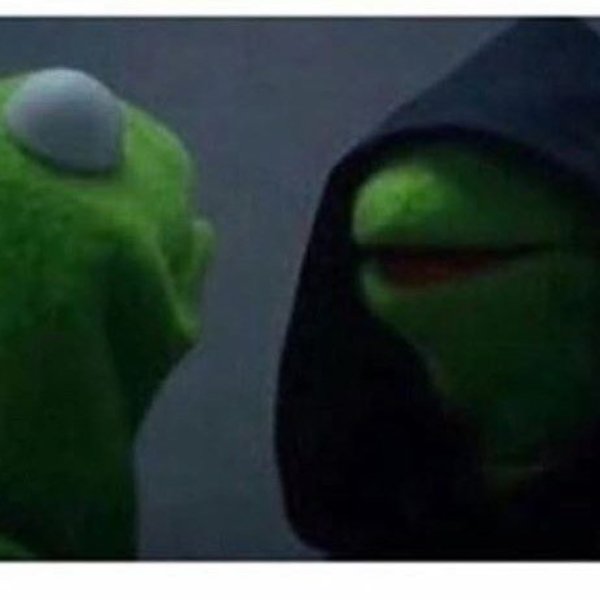 Kermit dark side  meme template