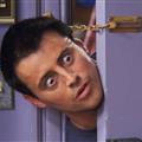 joey squeezing through a door meme template