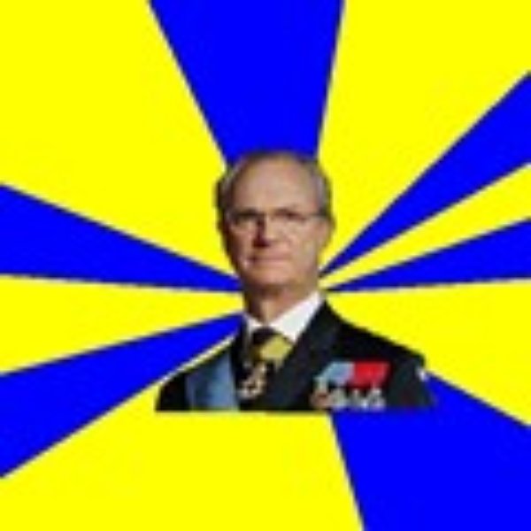 King of Sweden meme template