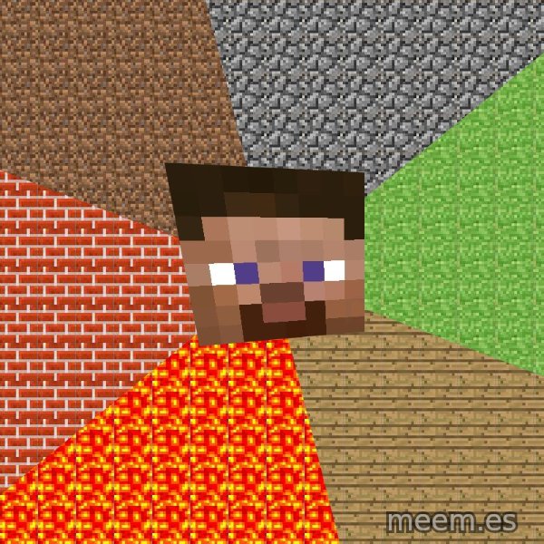 Minecraft Guy meme template