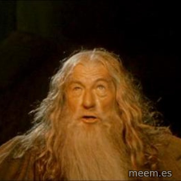 Gandalf meme template