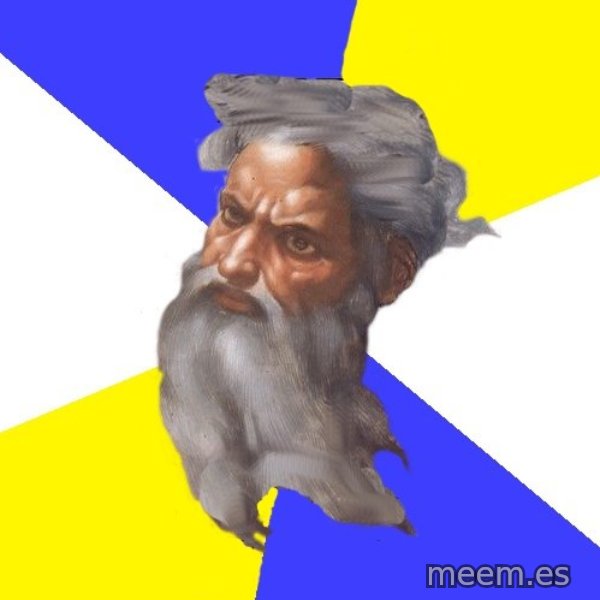 God meme template