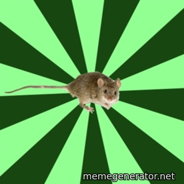 Mental Illness Mouse meme template