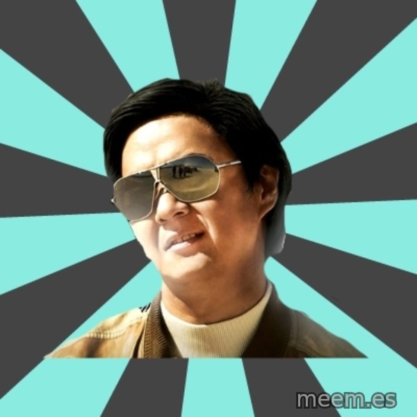 mr chow meme template