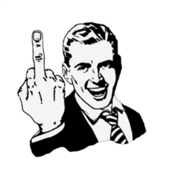 middle finger meme template