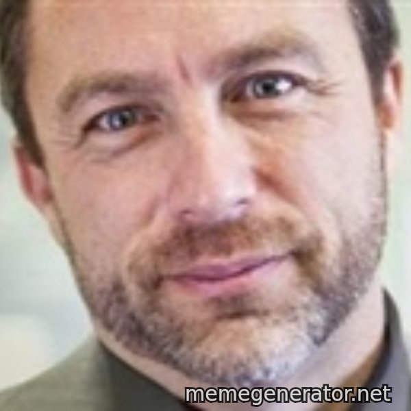 Jimmy Wales meme template