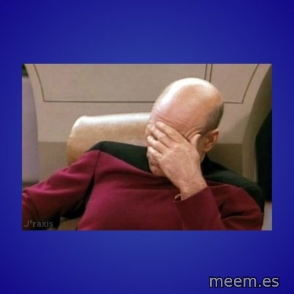 Picard facepalm  meme template