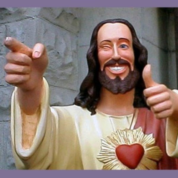 buddy jesus meme template