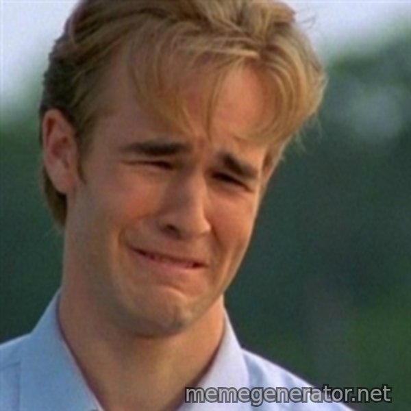 Crying Dawson meme template