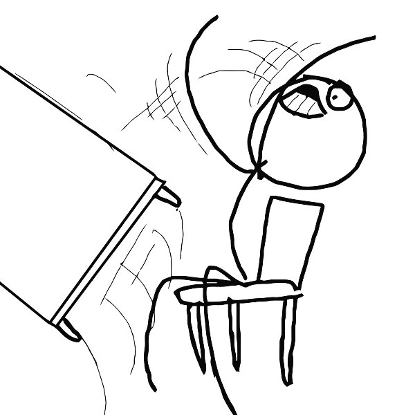 Desk Flip Rage Guy meme template