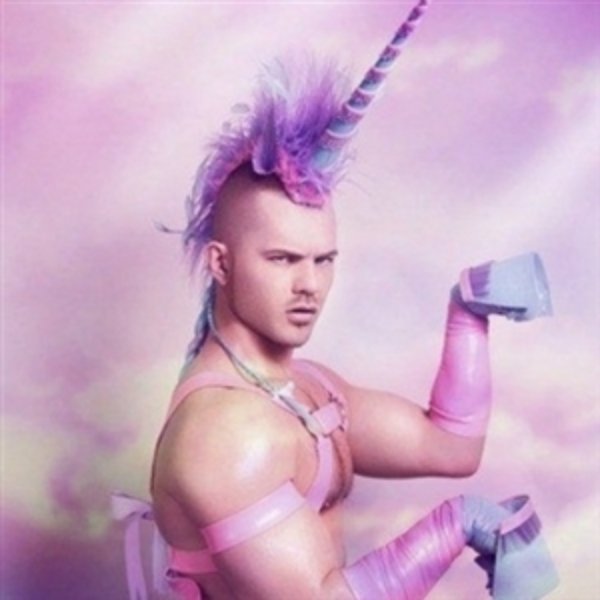 Unicorn man  meme template