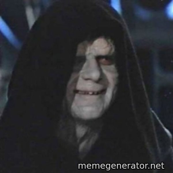 Sith Lord meme template