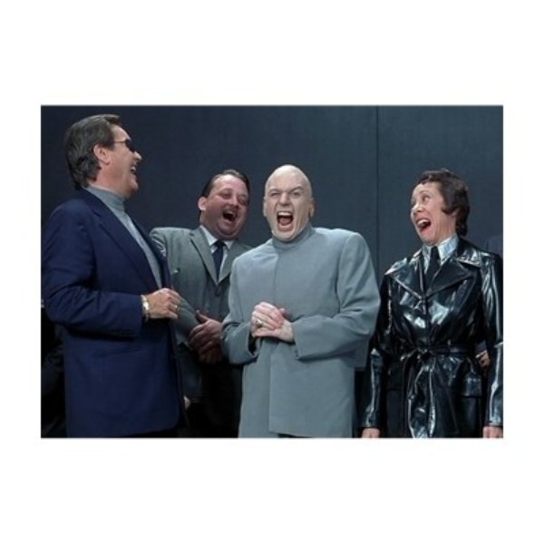 Dr. Evil Laughing meme template