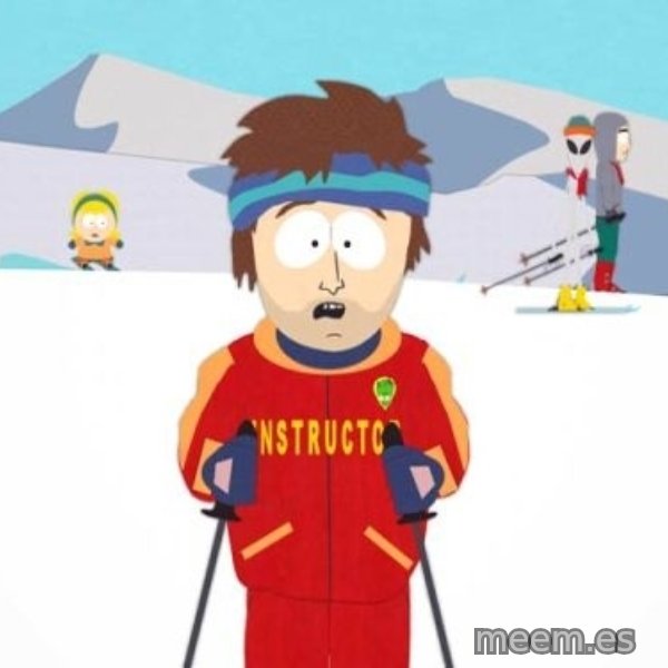South Park Ski Teacher meme template