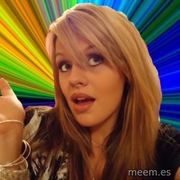 Dumb Blonde meme template