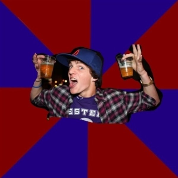 Douchebag College Freshman meme template