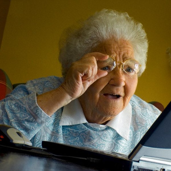 Internet Grandma Surprise meme template
